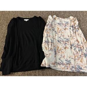 LC Lauren Conrad Women's Jersey Tops, Set of 2, Size Medium